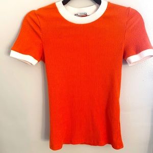 Zara: Orange t-shirt